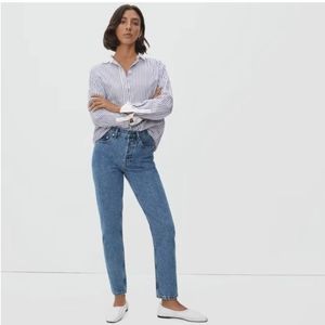 NWT Everlane 90s Cheeky Jean in Blue Wash Sz 25